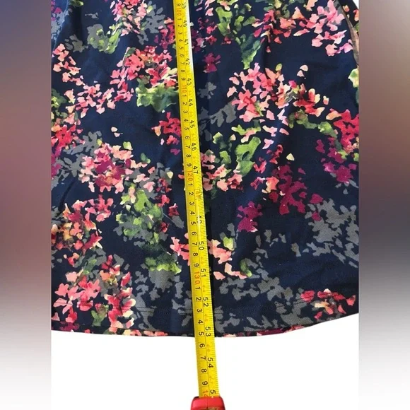 Lands' End Women's Pink and Blue Dress Floral Sleeveless Maxi Dress Sz S - Picture 10 of 11